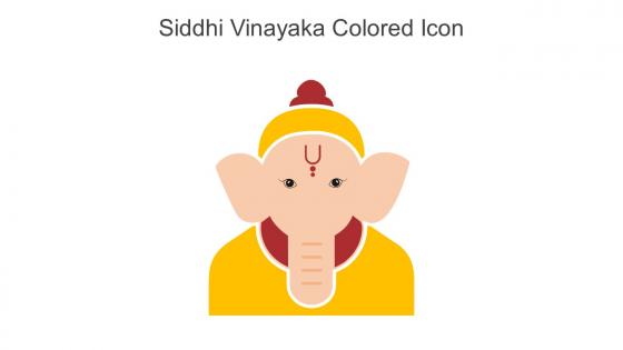 Siddhi Vinayaka Colored Icon In Powerpoint Pptx Png And Editable Eps Format