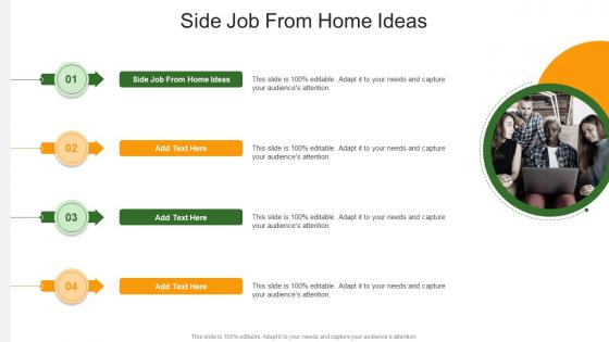 Side Job From Home Ideas In Powerpoint And Google Slides Cpb