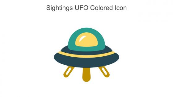 Sightings UFO Colored Icon In Powerpoint Pptx Png And Editable Eps Format