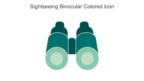 Sightseeing Binocular Colored Icon In Powerpoint Pptx Png And Editable Eps Format