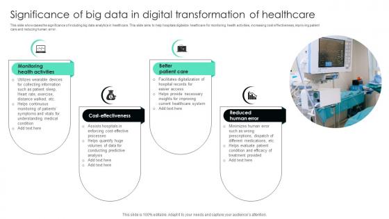 Significance Of Big Data In Digital Transformation Of Healthcare