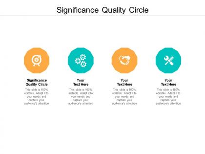 Significance quality circle ppt powerpoint presentation icon ideas cpb