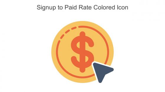 Signup To Paid Rate Colored Icon In Powerpoint Pptx Png And Editable Eps Format