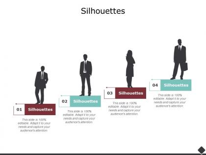 Silhouettes formal ppt powerpoint presentation icon demonstration