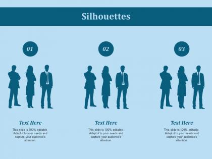 Silhouettes ppt slides templates