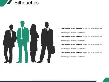 Silhouettes sample of ppt presentation template 2