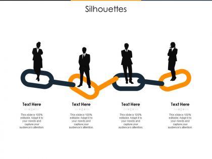 Silhouettes supply chain inventory optimization ppt icon format