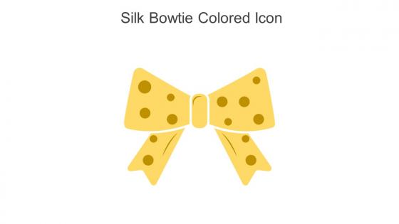 Silk Bowtie Colored Icon In Powerpoint Pptx Png And Editable Eps Format