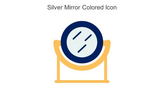 Silver Mirror Colored Icon In Powerpoint Pptx Png And Editable Eps Format