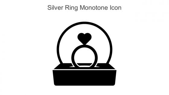 Silver Ring Monotone Icon In Powerpoint Pptx Png And Editable Eps Format