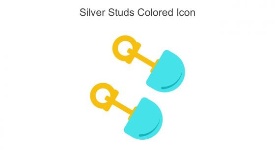 Silver Studs Colored Icon In Powerpoint Pptx Png And Editable Eps Format