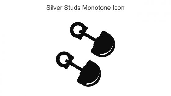 Silver Studs Monotone Icon In Powerpoint Pptx Png And Editable Eps Format