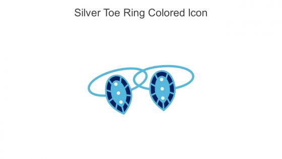 Silver Toe Ring Colored Icon In Powerpoint Pptx Png And Editable Eps Format