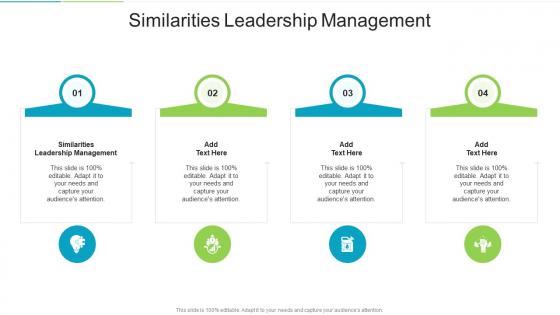 Similarities Leadership Management In Powerpoint And Google Slides Cpb