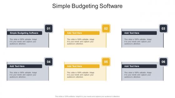 Simple Budgeting Software In Powerpoint And Google Slides Cpb