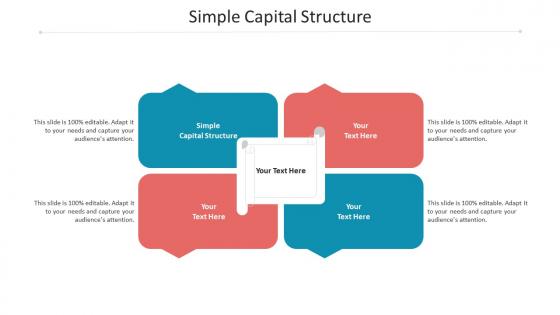 Simple capital structure ppt powerpoint presentation summary aids cpb