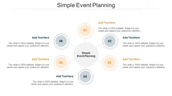 Simple Event Planning PowerPoint Presentation and Slides | SlideTeam