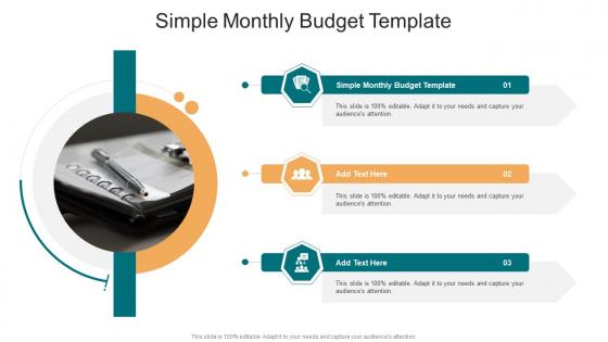 Simple Monthly Budget Template In Powerpoint And Google Slides Cpb