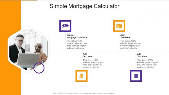 Simple Mortgage Calculator In Powerpoint And Google Slides Cpb