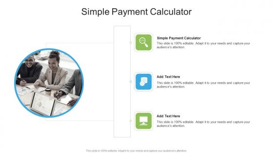 Simple Payment Calculator In Powerpoint And Google Slides Cpb
