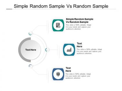 Simple random sample vs random sample ppt powerpoint presentation icon objects cpb