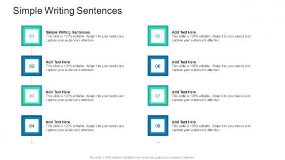 Simple Writing Sentences In Powerpoint And Google Slides Cpb
