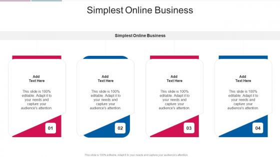 Simplest Online Business In Powerpoint And Google Slides Cpb