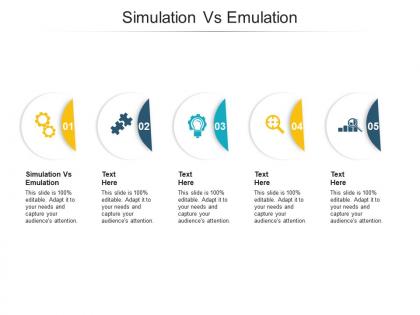 Simulation vs emulation ppt powerpoint presentation infographics format ideas cpb