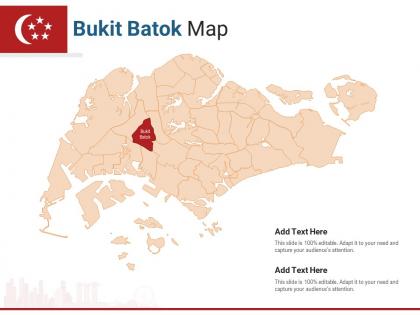 Singapore states bukit batok map powerpoint presentation ppt template