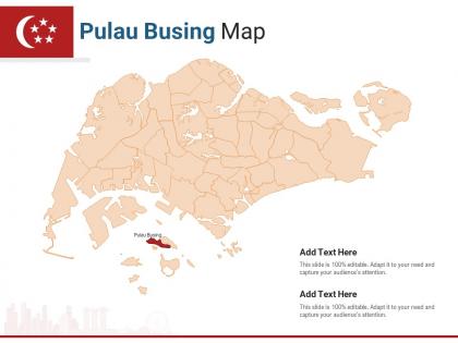 Singapore states pulau busing map powerpoint presentation ppt template