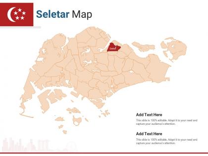 Singapore states seletar map powerpoint presentation ppt template