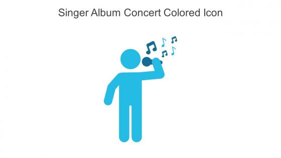 Singer Album Concert Colored Icon In Powerpoint Pptx Png And Editable Eps Format