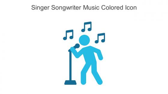 Singer Songwriter Music Colored Icon In Powerpoint Pptx Png And Editable Eps Format