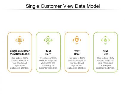 Single customer view data model ppt powerpoint presentation outline cpb