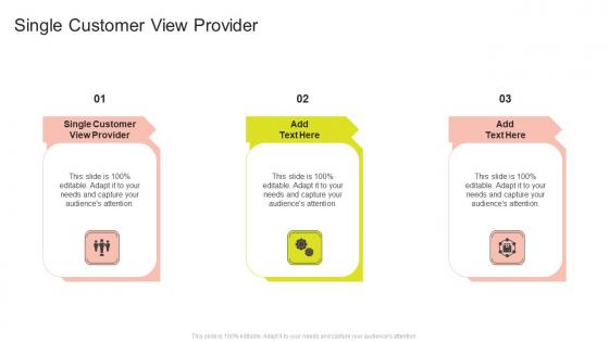 Single Customer View Provider In Powerpoint And Google Slides Cpb