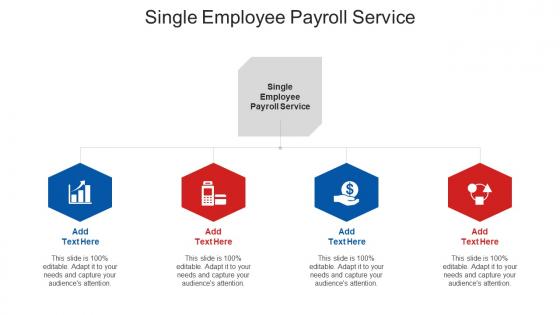 Single Employee Payroll Service Ppt Powerpoint Presentation Inspiration Cpb