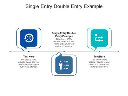 Single entry double entry example ppt powerpoint presentation slides background designs cpb