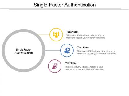 Single factor authentication ppt powerpoint presentation gallery good cpb