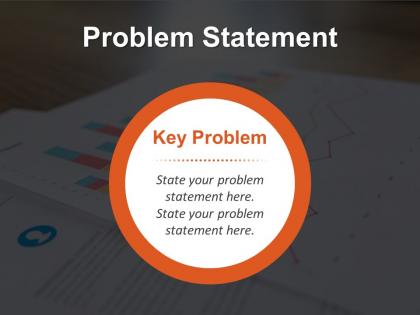 Single line problem statement template for businesses