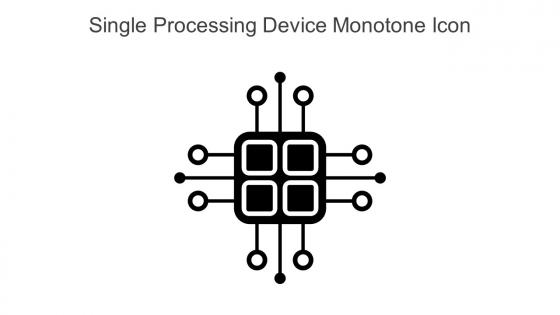 Single Processing Device Monotone Icon In Powerpoint Pptx Png And Editable Eps Format