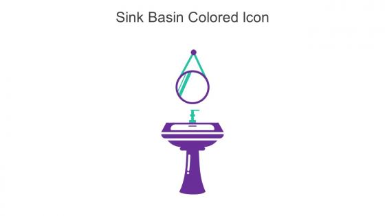 Sink Basin Colored Icon In Powerpoint Pptx Png And Editable Eps Format