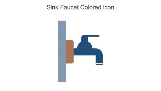 Sink Faucet Colored Icon In Powerpoint Pptx Png And Editable Eps Format