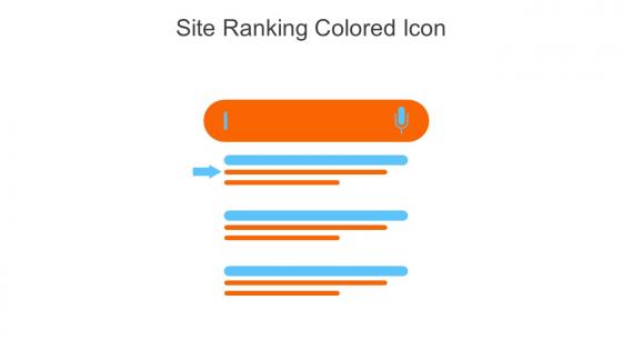 Site Ranking Colored Icon In Powerpoint Pptx Png And Editable Eps Format