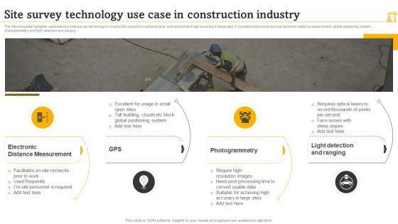 Site Survey Technology Use Case In Construction Industry