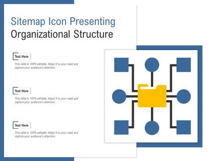 Sitemap icon presenting organizational structure