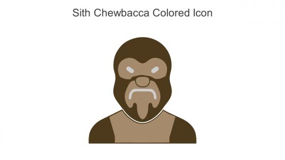 Sith Chewbacca Colored Icon In Powerpoint Pptx Png And Editable Eps Format