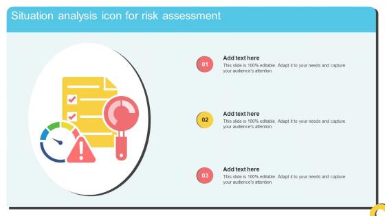 Situation Analysis Icon For Risk Assessment