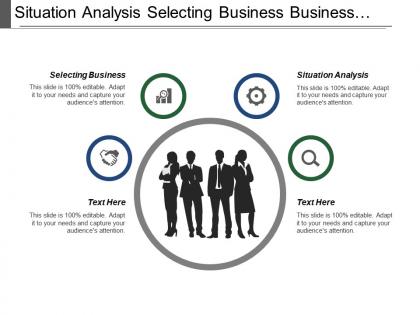Situation analysis selecting business business composition preparation business