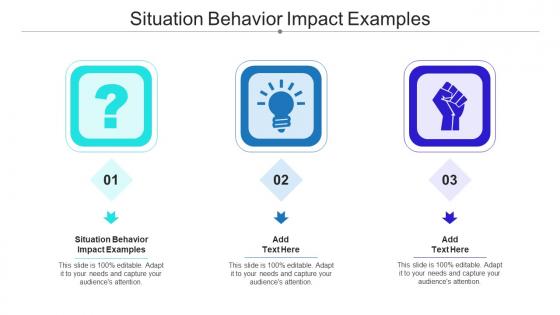 Situation Behavior Impact Examples In Powerpoint And Google Slides Cpb