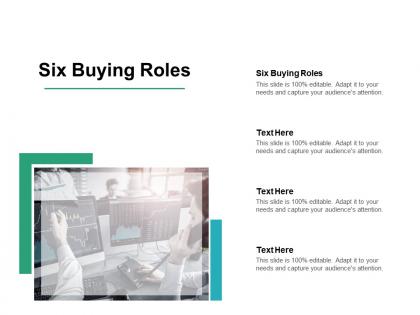 Six buying roles ppt powerpoint presentation inspiration visual aids cpb
